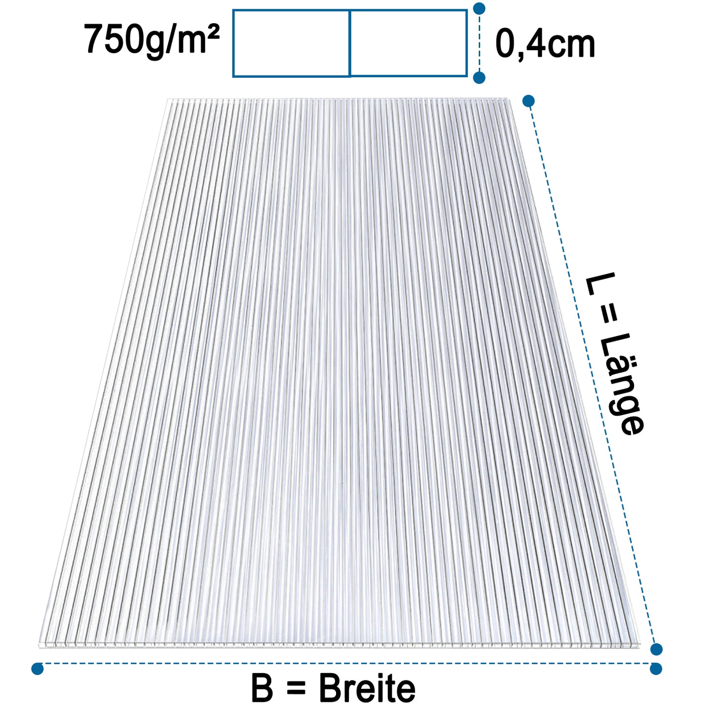 athaus - stegplatten 4mm stärke, zuschnitt nach ihrem wunsch