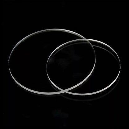 AtHaus - Acrylglas Zuschnitt Rund 2 bis 10mm Materialstärke, Transparent, Kreiszuschnitt